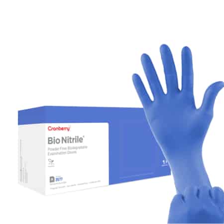 Cranberry Bio Nitrile Exam Gloves